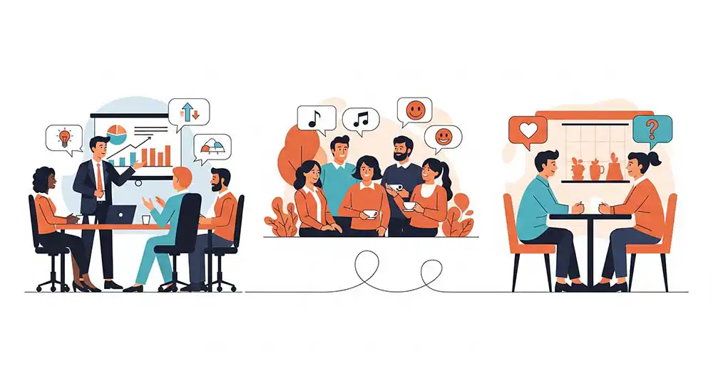 تقویت فن بیان در محیط‌های کاری، اجتماعی و شخصی