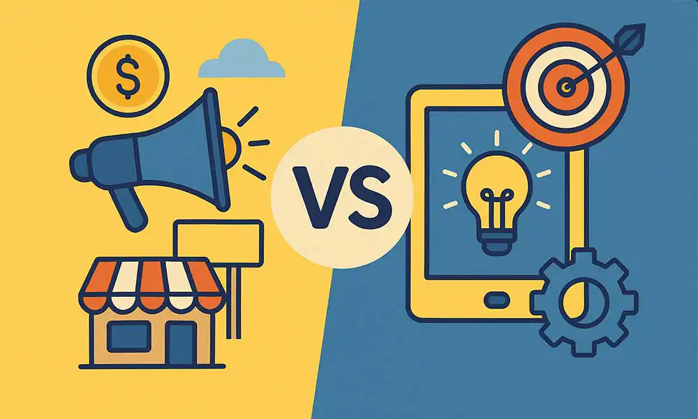 تفاوت بازاریابی هوشمند با بازاریابی سنتی